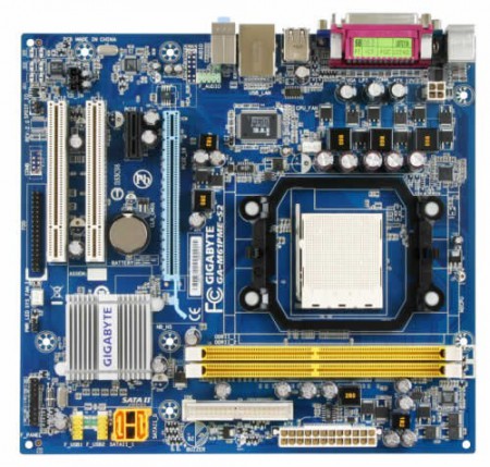 Placa Mãe Gigabyte GA-M61PME-S2 Soquete AM2  -  R$ 200,00